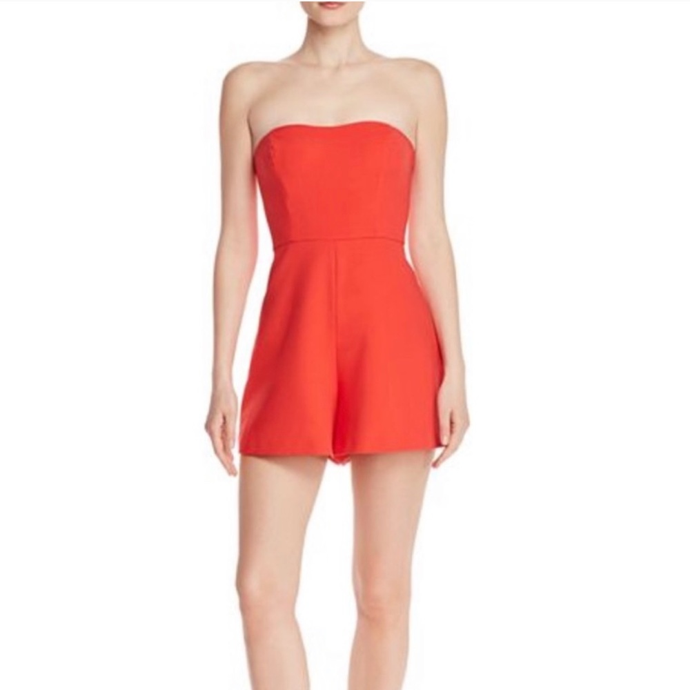 French connection red romper